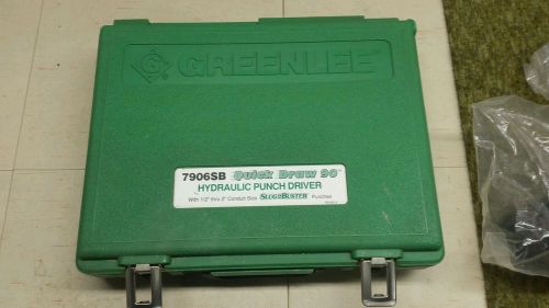 Greenlee hydraulic punch driver set - 7906SB  Quick Draw 90