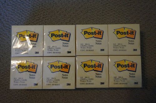 NEW! 3M 3x3 Canary Yellow Post-It Notes Lot 48 Pads