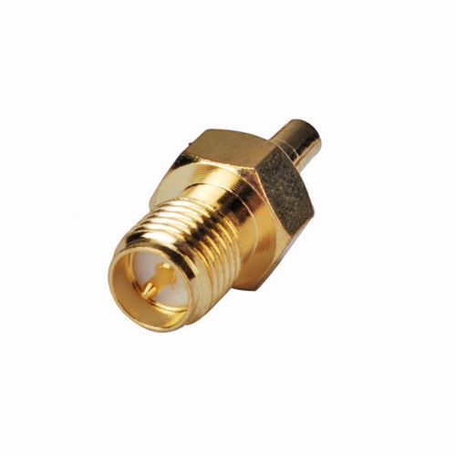 Sma-crc9 adapter rp-sma jack to crc9 plug straight gold-plated for huawei usb for sale