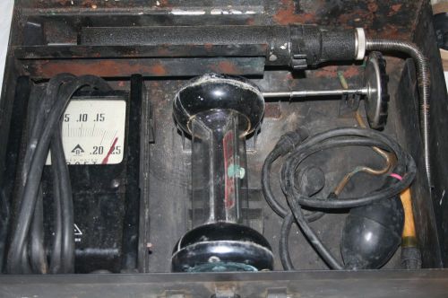 Bacharach fyrite comp. test kit #11-9026; original texaco fire chief metal case for sale