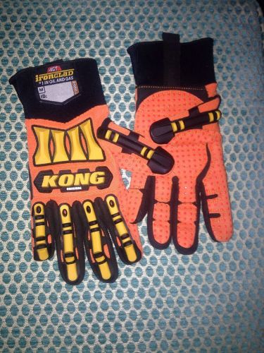 KONG Industrial Construction Gloves Slip On..NEW. Size Medium