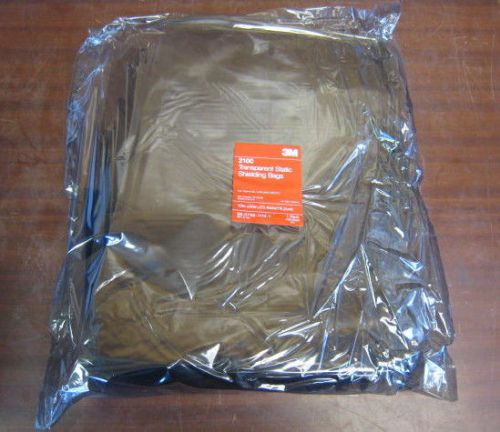 New 3M 2100 10&#034; x 30&#034; Transparent Static Shielding Anti-Static Bag 100 Pack