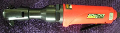 Central pneumatic earth quake 3/8&#034; professional impacting air ratchet wrench for sale