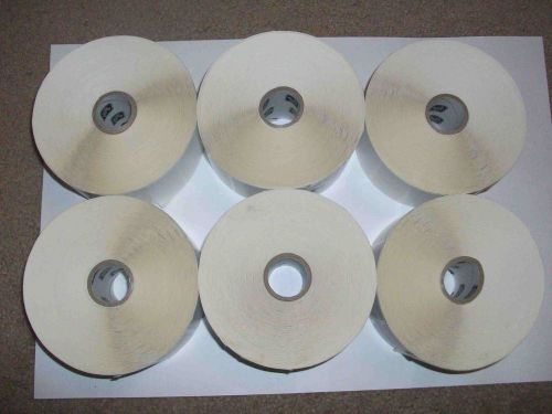 6 rolls of zebra  z-perform 2000d 2&#034;x 1&#034; direct thermal transfer labels 10010028 for sale