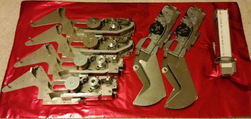 (7) juki zevatech mix lot of feeders 8mm to 44mm with juki belt component reject for sale