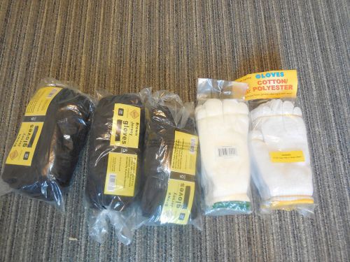utility work gloves - 5 packages of mulipacks NEW