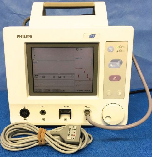 Philips A3 M3929A Patient Monitor COLOR( SpO2, NIBP, ECG)