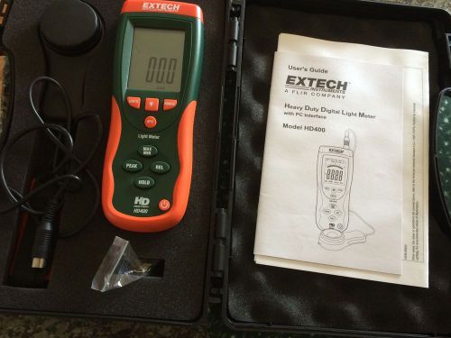 Extech HD400 Heavy Duty Digital Light Meter with PC Interface