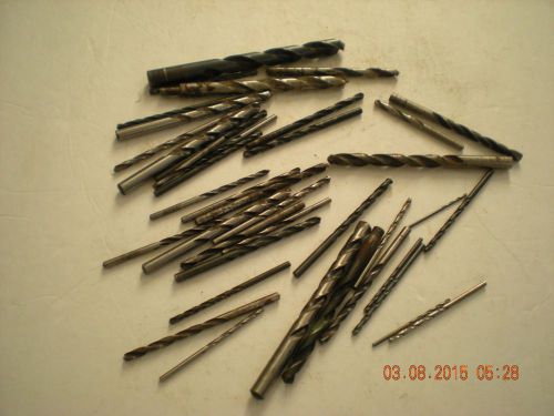 40 USED ASSORTED SIZE DRILL BITS