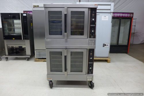 Hobart hgc5 double stack gas convection baking bakers oven vulcan blodgett 502 for sale