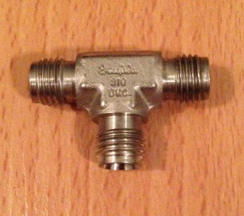 Swagelok ss-400-3 1/4&#034; stainless steel t union (free shipping!) for sale