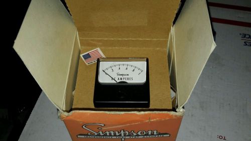 SIMPSON 02431 MODEL 1212C 0-1 DC AMPS NEW IN BOX $45