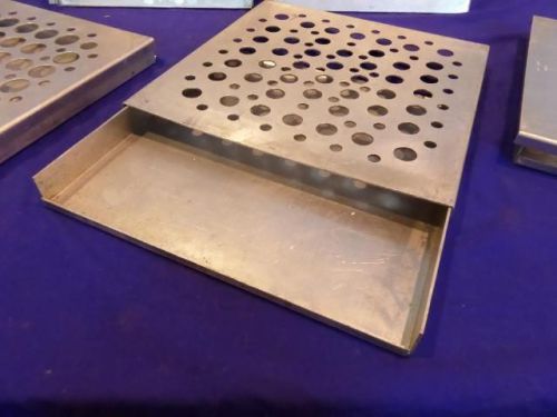 Aluminum Conveyor Oven Pan Pizza Holed Sheet Drip Cooling Rack Commercial NSF