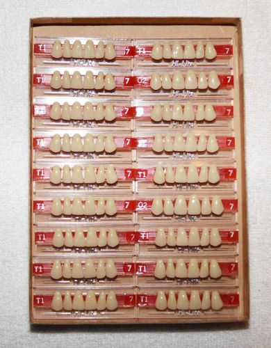 18 cards of acrylic denture teeth!  new! for sale