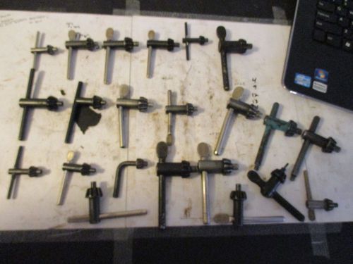 Huge lot-1of drill chuck keys Jacobs and others  machinist toolmakers cnc  id.26