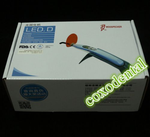 100% Original Dental Wireless/Cordless woodpecker style LED-D Curing Light Lamp