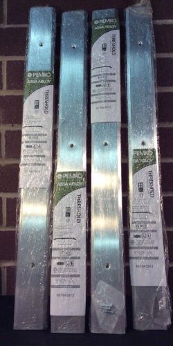 Pemko threshold 34-1/2&#034; x 3&#034; x 1/4&#034; commercial saddle aluminum 4 qty * new * for sale