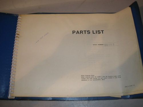 Mazak QS30 CNC Lathe Parts List Manual