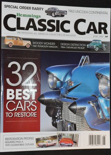 Hemmings Classic Car Magazine #69 June 2010 Lincoln Continental Woody Wonder
