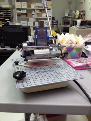 Howard personalizer-hot stamp imprinting machine and accessories for sale