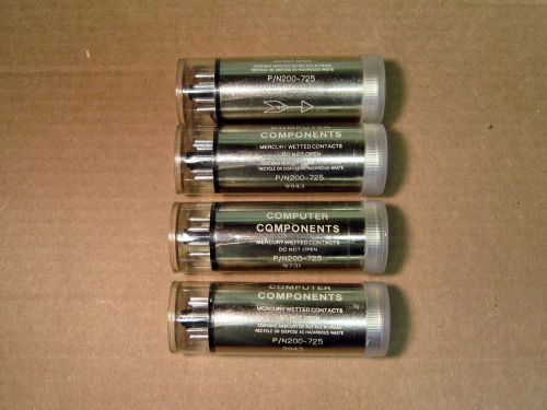 Four nos computer components mercury wetted contact relay 200-725 for sale