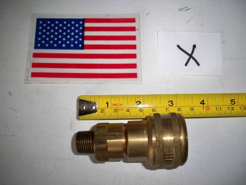 Quick connect male 3/8&#034; m npt coupler - air tool fitting parker 30 series  usa for sale