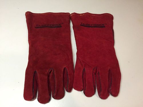 Red task force welding gloves  1 pair for sale