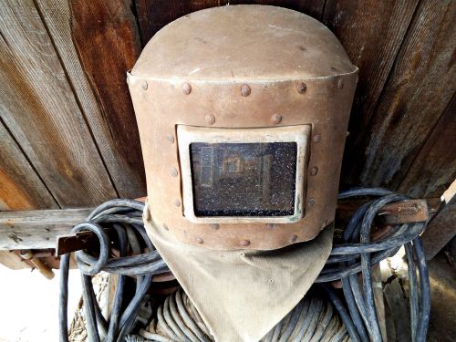 Welding Mask Vintage 1950-1960 Мade of non-combustible board Russian