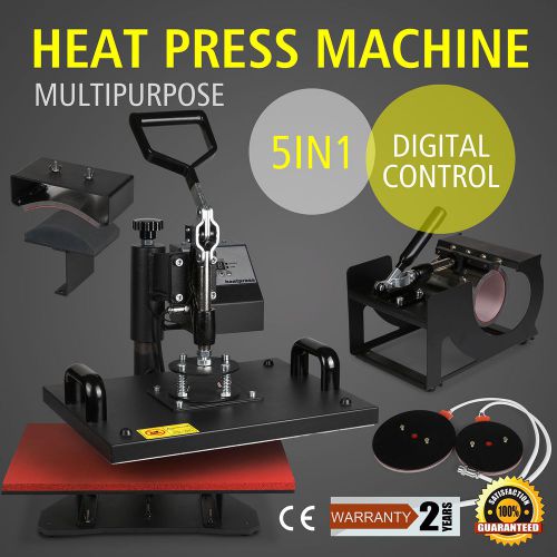 5IN1 HEAT PRESS TRANSFER T-SHIRT SUBLIMATION COATED HANDLE THICK BOARD FANTASTIC