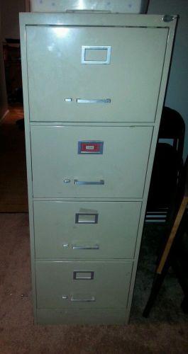Sentry Safe Vertical Fire File Cabinet - 21&#034; x 55.5&#034; 18.3&#034; 4 Drawer
