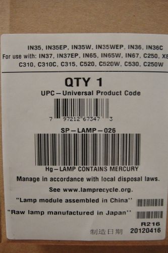 InFocus SP-LAMP-026 Projector Lamp
