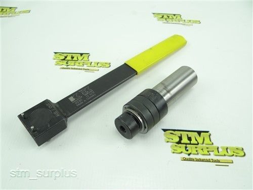 Kennametal slot grooving arbor w/ 1&#034; shank + wrench for sale