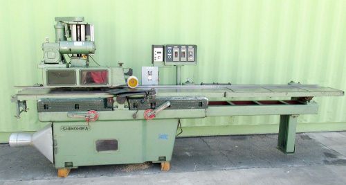 Japan! shimohira 300 woodworking vertical horizontal planer w/ power feed for sale