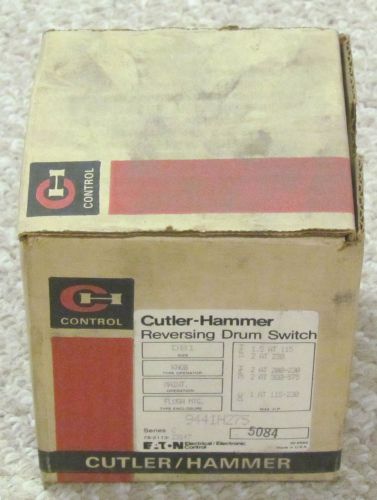 NEW Eaton Cutler Hammer 9441H275 SER C Reversing Drum Switch DB1 1PH &amp; 3PH 2HP