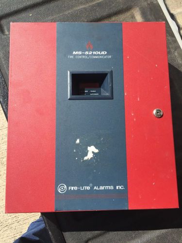 Fire-Lite MS-5210UD Fire Alarm Control Panel Used, Works Great