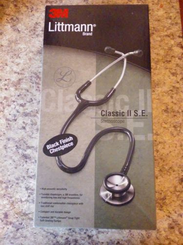 NEW 3M Littmann Classic II S.E. Stethoscope - Black