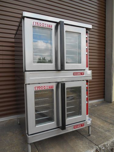 BLODGETT MARK V CONVECTION OVEN BLODGETT DOUBLE STACK ELECTRIC CONVECTION OVEN