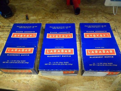 LaraBar Blueberry Muffin Bar, 1.6 Ounce -- 16 per case (LOT OF 3) EXP.29/10/2015