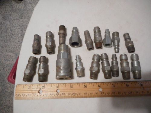 Air hose fittings and coupling 18 total for sale