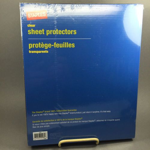 Staples Standard Sheet Protectors, 200/Pack