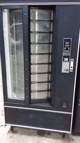 Crane national shoppertron 430 rotating cold food vending machine refrigerated for sale