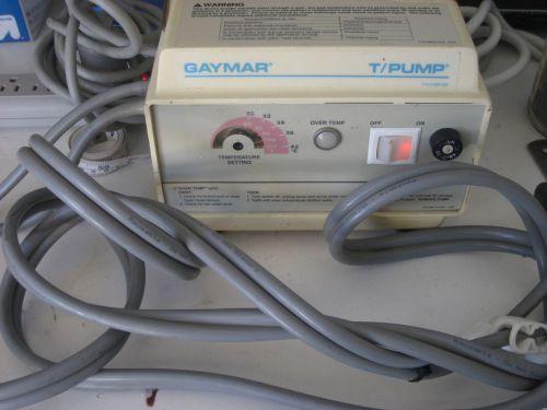 USED, Working GAYMAR T Pump T 500 - with tubes.  Warms up nice