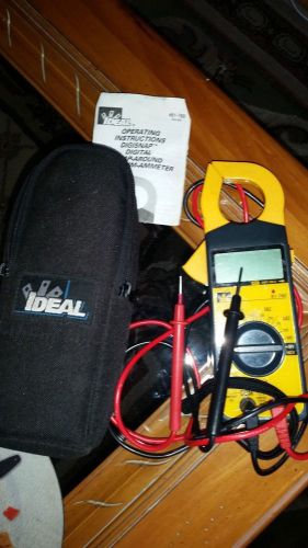 Ideal Digital Snap Around Volt-Ohm-Ammeter #61-760 with case, instructions,wires