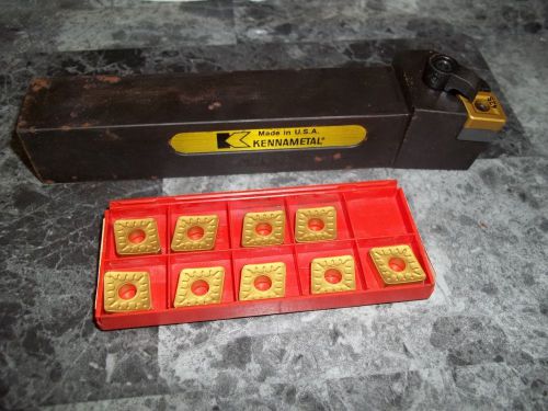 Kennametal tool holder with inserts for sale