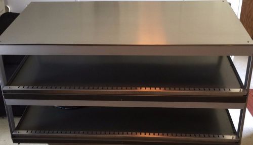 Hatco GRSDS-52D Pass Thru Merchandising Warmer, Double Slanted Shelves 2725 W NR