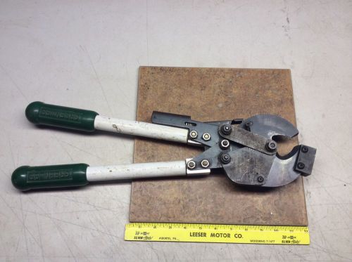 Greenlee 776 copper aluminum cable wire ratchet acsr cutter great condition for sale