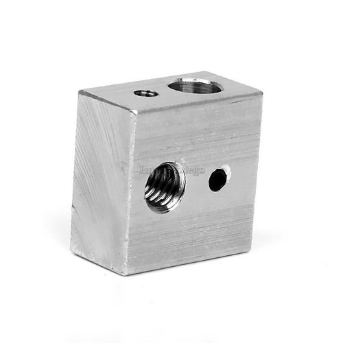 Aluminium heating heater block m6 m3 thread nozzle for 3d printer extruder for sale