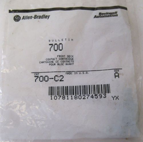 Allen Bradley Bulletin 700 Front Deck Contact Cartridge 700-C2 NIB