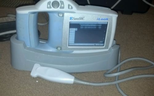 Sonosite ilook Portable Ultrasound with Dock and l25 Transducer/Probe