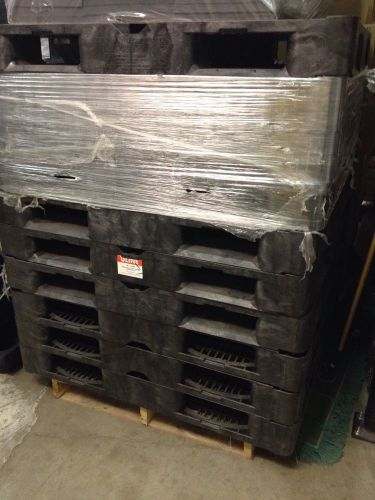 New plastic pallets / skids for 55 gallon drum 48 x 48, 4-way 30,000 lb capacity for sale